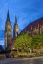 St. Sebaldus Church, Nuremberg, Germany Royalty Free Stock Photo