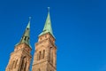 St. Sebaldus Church, Nuremberg, Germany. Royalty Free Stock Photo