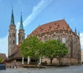 St. Sebaldus Church, Nuremberg, Germany Royalty Free Stock Photo