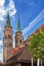 St. Sebaldus Church, Nuremberg, Germany Royalty Free Stock Photo