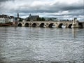 St. Servaasbrug bridge in Maastricht, Netherlands. Royalty Free Stock Photo