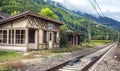 St.Sigmund train station in Trentino South Tyrol