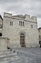 St. Silvestro Church. Bevagna. Umbria. Royalty Free Stock Photo