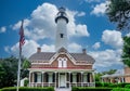 Saint Simons LIghthouse and Museum Royalty Free Stock Photo