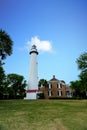 St Simons LIghthouse and Museum Royalty Free Stock Photo
