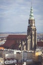 St. Stanislaus and St. Wenceslaus Cathedral in Swidnica Royalty Free Stock Photo