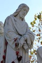 1st stations of the cross, Jesus is condemned to death, Pontius Pilate washes his hands Royalty Free Stock Photo