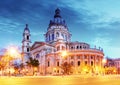 St. Stephen basilica in Budapest Royalty Free Stock Photo