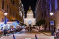 St. Stephen Basilica night view Royalty Free Stock Photo