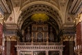 St. Stephen s Basilica in Budapest. Interior Details. Ceiling elements and organ. Royalty Free Stock Photo
