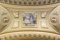 St. Stephen's Basilica, close-up of Jesus fresco Royalty Free Stock Photo