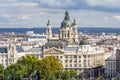 St. Stephen`s basilica dome in Budapest, Hungary Royalty Free Stock Photo
