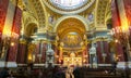 St. Stephen`s Basilica interior, Budapest, Hungary Royalty Free Stock Photo