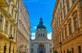 St. Stephen`s Basilica located on the Pest side of Budapest, Hungary Royalty Free Stock Photo