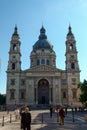 Saint Stephen`s Basilica in Budapest in Hungary.