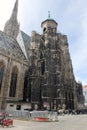 St. Stephen`s Cathedral outside view, Vienna