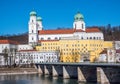 The St. Stephen`s Cathedral in Passau in Germany Royalty Free Stock Photo