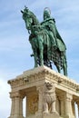 St. stephen statue - under view