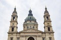 St. Stephen's Basilica located on the Pest side of Budapest, Hungary. Royalty Free Stock Photo