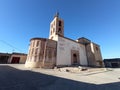 San Esteban church of Nieva Royalty Free Stock Photo