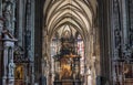St Stephens Cathedral interior, Vienna Royalty Free Stock Photo
