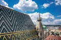 St. Stephens Cathedral Vienna With Cityscape Royalty Free Stock Photo