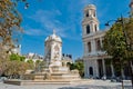 St. Sulpice Church and fountain, Paris Royalty Free Stock Photo
