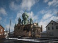 St. Theodosius church in Cleveland Ohio. Royalty Free Stock Photo