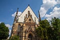 The St.Thomas church in the city of Leipzig, Saxony, Germany. Royalty Free Stock Photo