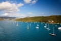 St. Thomas harbor with boats