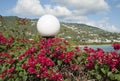 St. Thomas Island Lamppost With Flowers Royalty Free Stock Photo