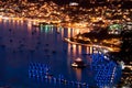 St Thomas at night Royalty Free Stock Photo