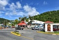 St thomas us virgin island colorful street capital