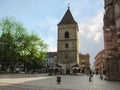 St. Urban Tower Urbanova veza on the Main Street in Kosice