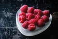 St Valentine raspberry Royalty Free Stock Photo