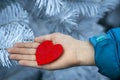 St. Valentine`s Day background. Winter cold day with hot feelings for Saint Valentine`s Day Royalty Free Stock Photo