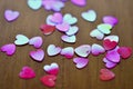 St. Valentines Day concept. Beautiful colorful abstract background with hearts. Royalty Free Stock Photo