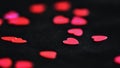 St. Valentines Day concept. Beautiful colorful abstract background with hearts. Royalty Free Stock Photo