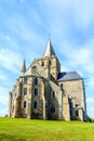 St Vigor Abbey at Cerisy-la ForÃÂªt, France. Royalty Free Stock Photo