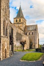 St Vigor Abbey at Cerisy-la ForÃÂªt, France. Royalty Free Stock Photo