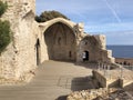 St. Vincent\'s parish in Tossa de Mar. Mediterranean village. Spain