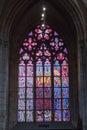 St.Vitus Cathedral interiors in Prague Castle