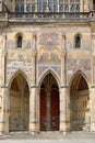 The St. Vitus Cathedral mosaic `The Last Judgement`, Prague, Czech Republic