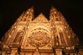 St. Vitus Cathedral at night