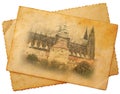 St Vitus cathedral on postcard