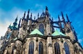 St. Vitus Cathedral in Prague, Czech Republic Royalty Free Stock Photo