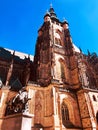 St. Vitus Cathedral`s Spires, Prague Royalty Free Stock Photo