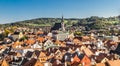 St. Vitus Church and cityscape Cesky Krumlov