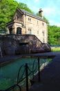 St Winefrides Well building complex,bathing pool,Wales,UK