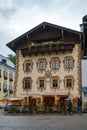 ST. WOLFGANG, SALZKAMMERGUT/AUSTRIA - SEPTEMBER 16 : Highly Decorated Building and Restaurant in St Wolfgang Austria on September